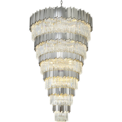 Canada 60 Light 60 inch Chrome Chandelier Ceiling Light